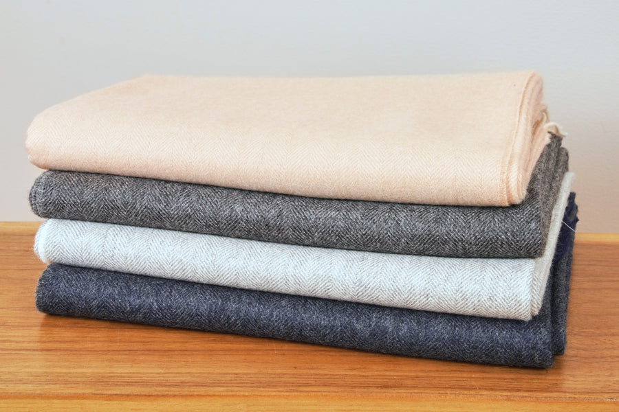 100% Pure Baby Alpaca Throw Blanket