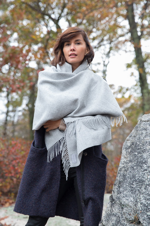 Maloca Alpaca 100% Pure Baby Alpaca Oversized Unisex Scarf/Wrap