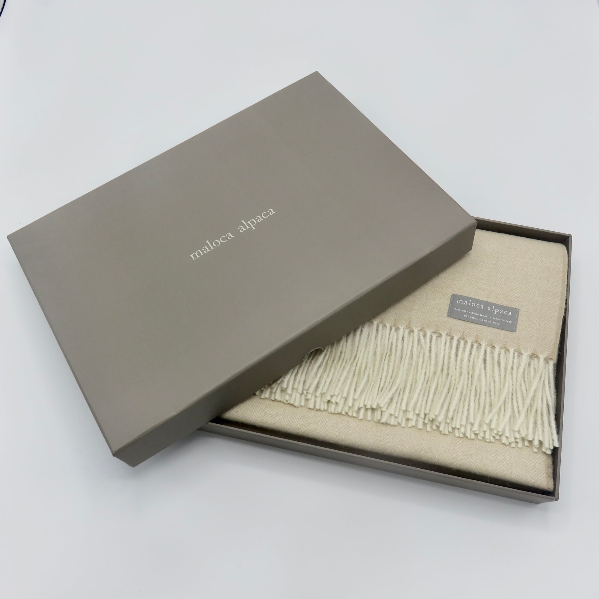 100% Pure Baby Alpaca Throw Blanket